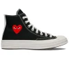 Online Comme Des Garcons Play Black Converse - Small Heart Chuck 70 High Sneakers