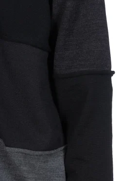 Discount Comme Des Garcons Homme Black x Grey Color Block Cardigan