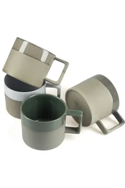 Hot AS Mug Block Color Mug in 4 Color Choices