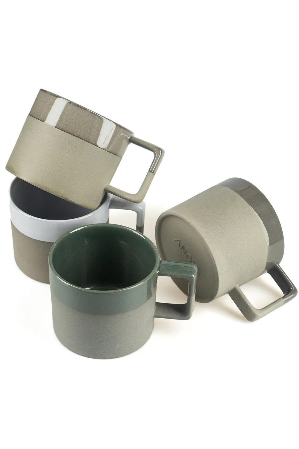 Hot AS Mug Block Color Mug in 4 Color Choices
