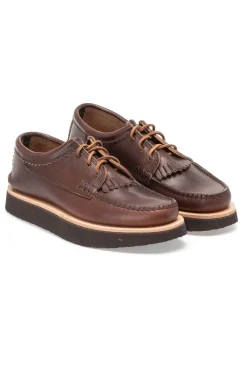 Fashion Yuketen Blucher Rocker with Kiltie - G Brown