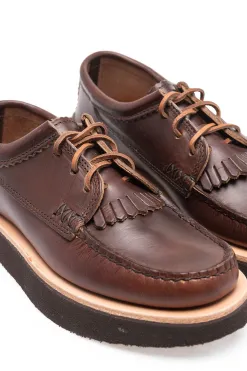 Fashion Yuketen Blucher Rocker with Kiltie - G Brown