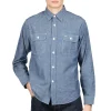 Clearance Sugar Cane Blue Chambray LS Work Shirt