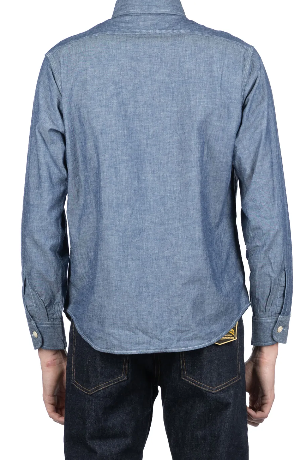 Clearance Sugar Cane Blue Chambray LS Work Shirt