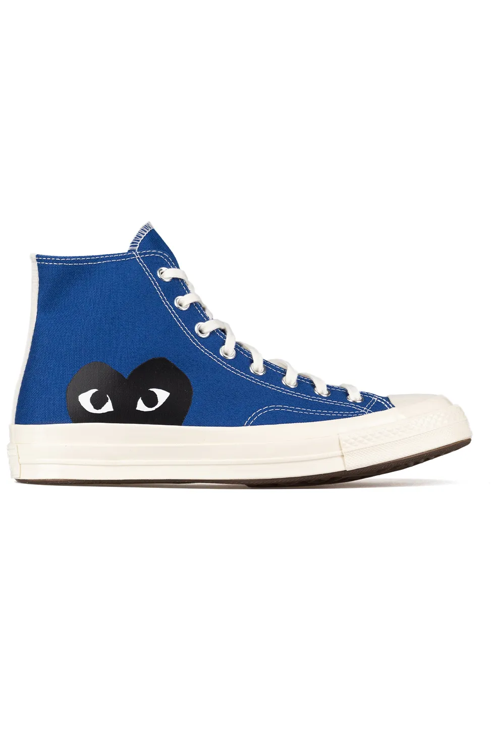 Best Comme Des Garcons Play Blue Converse - Half Heart Chuck 70 High Sneakers
