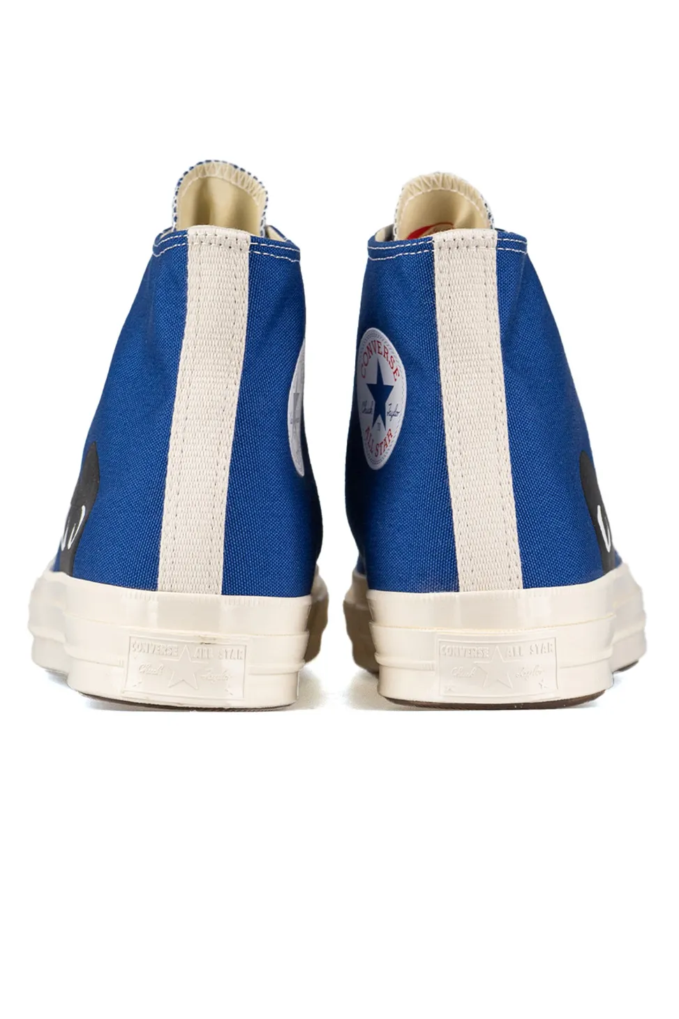 Best Comme Des Garcons Play Blue Converse - Half Heart Chuck 70 High Sneakers