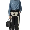 Fashion Kapital BONE Boa Fleece Easy Pants - Black
