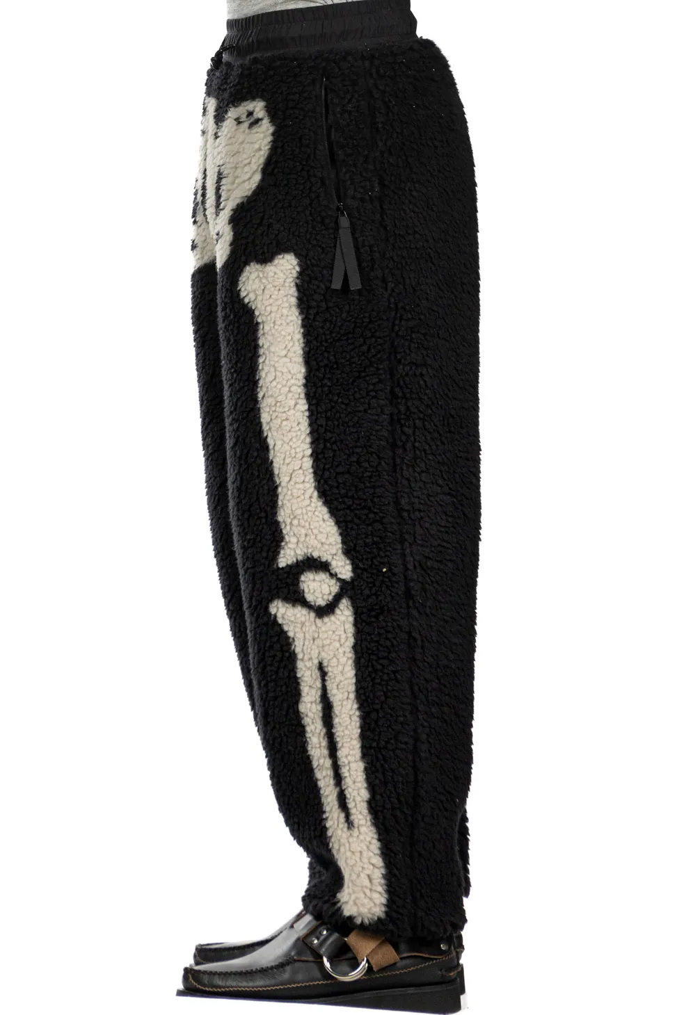 Online Kapital BONE Boa Fleece Easy Pants - Black