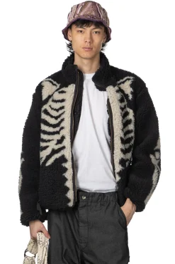 New Kapital Bone Boa Fleece Reversible Blouson
