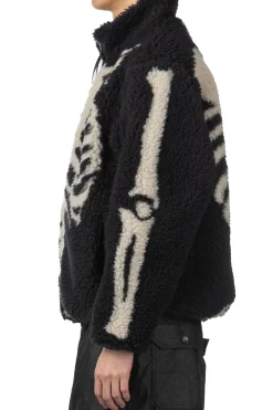 New Kapital Bone Boa Fleece Reversible Blouson
