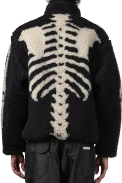 New Kapital Bone Boa Fleece Reversible Blouson
