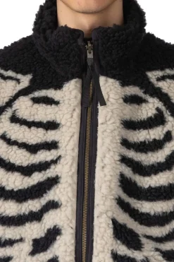 New Kapital Bone Boa Fleece Reversible Blouson