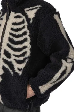 New Kapital Bone Boa Fleece Reversible Blouson