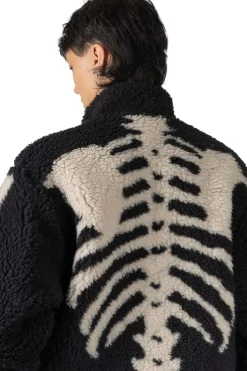 New Kapital Bone Boa Fleece Reversible Blouson