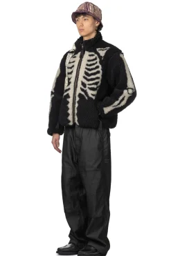 New Kapital Bone Boa Fleece Reversible Blouson