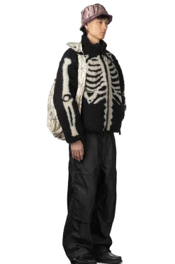 New Kapital Bone Boa Fleece Reversible Blouson