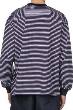 Sale SOPHNET Border Long Sleeve Tee