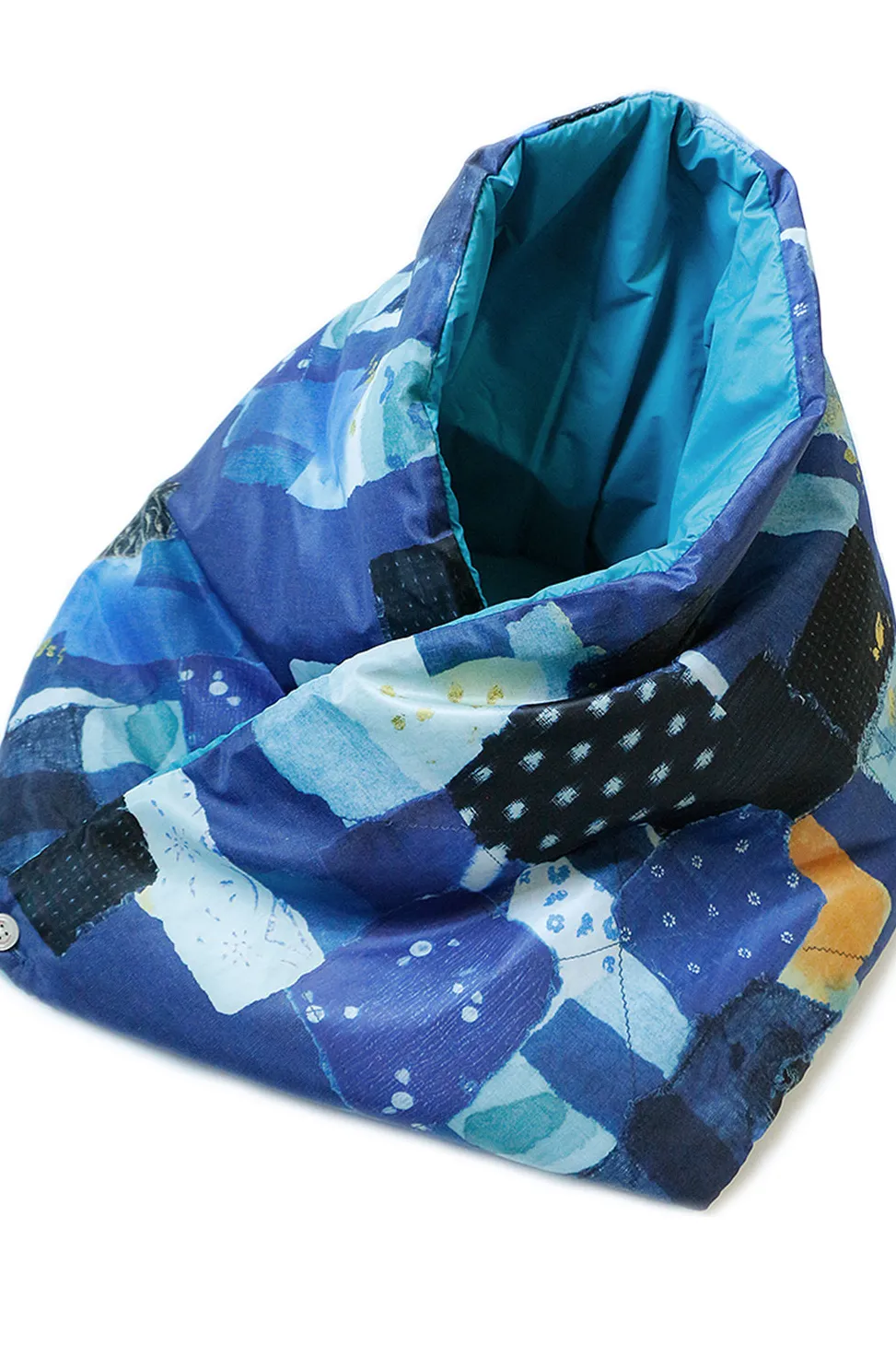 Hot Kapital BORO Print Nylon OYSE Snood Scarf