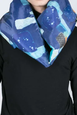 New Kapital BORO Print Nylon OYSE Snood Scarf