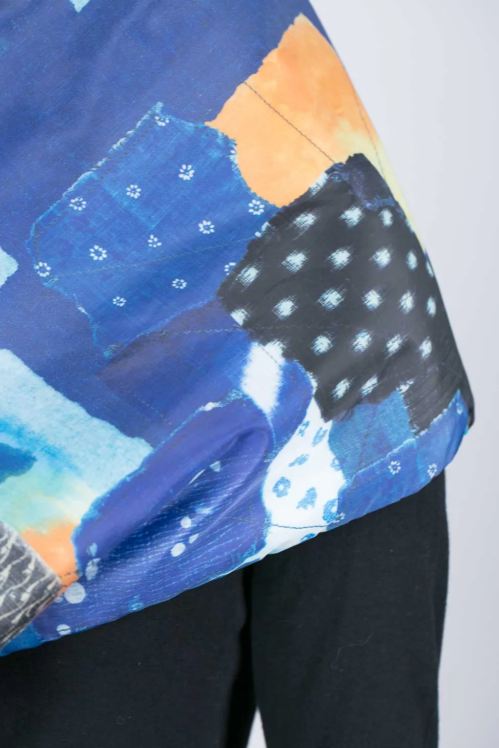 Hot Kapital BORO Print Nylon OYSE Snood Scarf