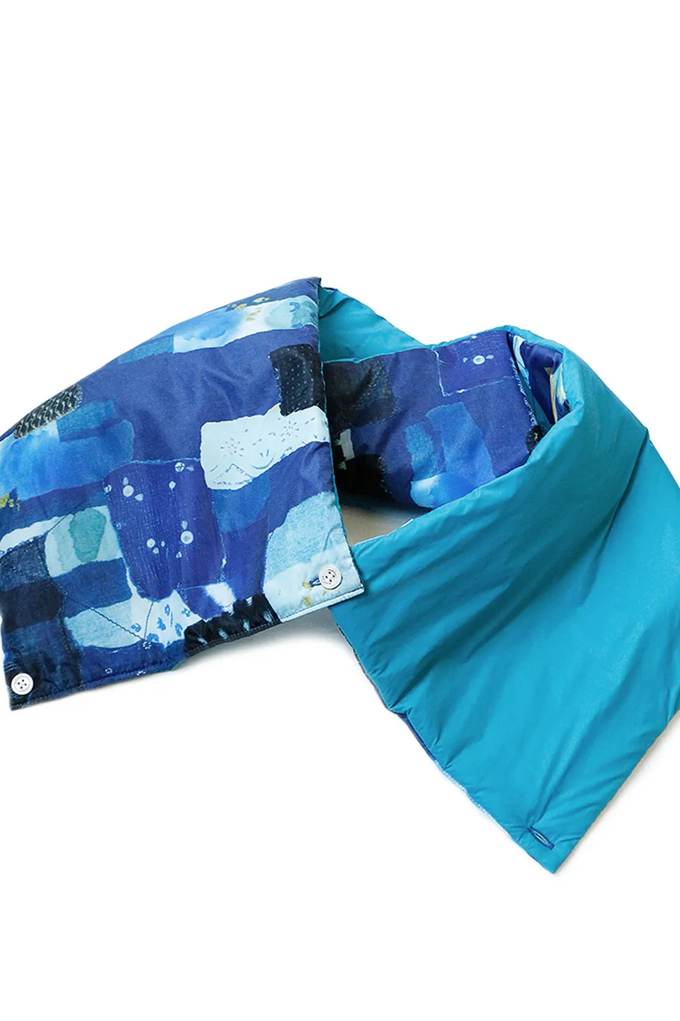 Hot Kapital BORO Print Nylon OYSE Snood Scarf