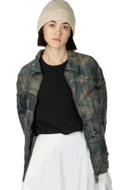 Clearance Kapital BORO Zip Up Blouson (VIRGIN MARY) - Indigo