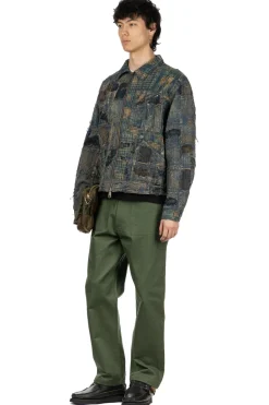 Discount Kapital BORO Zip Up Blouson (VIRGIN MARY) - Indigo