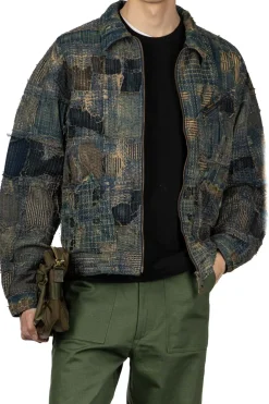 Discount Kapital BORO Zip Up Blouson (VIRGIN MARY) - Indigo