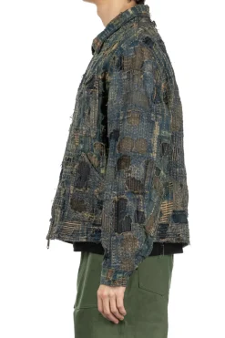 Discount Kapital BORO Zip Up Blouson (VIRGIN MARY) - Indigo