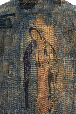 Discount Kapital BORO Zip Up Blouson (VIRGIN MARY) - Indigo