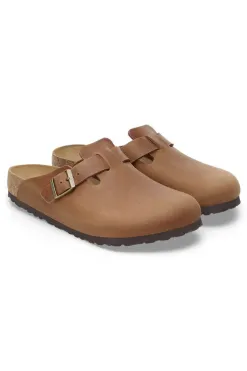 Best Birkenstock Boston Oiled Leather - Cognac - Regular