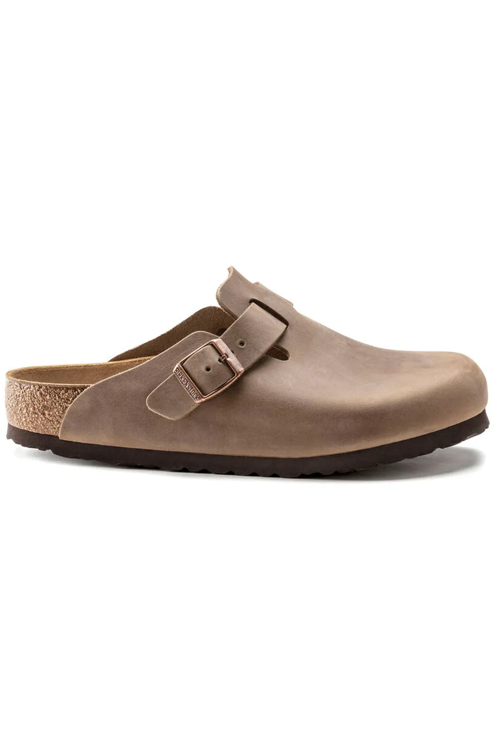 Clearance Birkenstock Boston Oiled Leather - Tobacco Brown - Regular