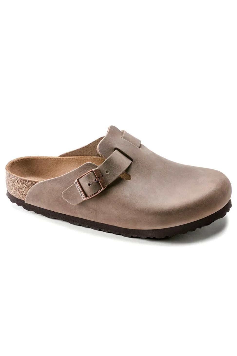 Clearance Birkenstock Boston Oiled Leather - Tobacco Brown - Regular