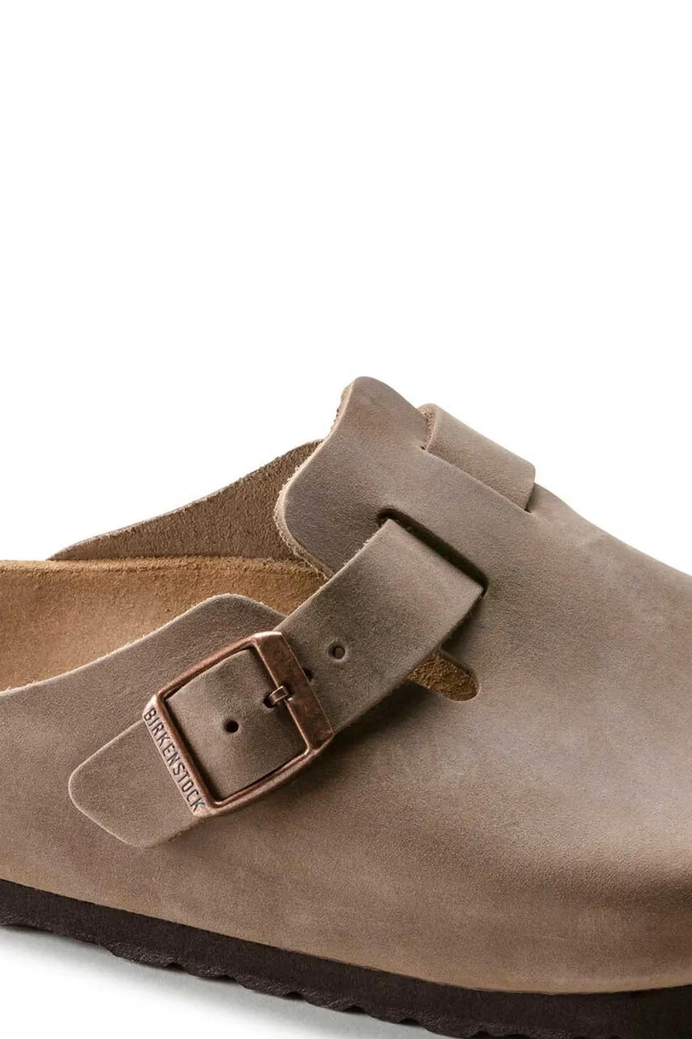 Clearance Birkenstock Boston Oiled Leather - Tobacco Brown - Regular