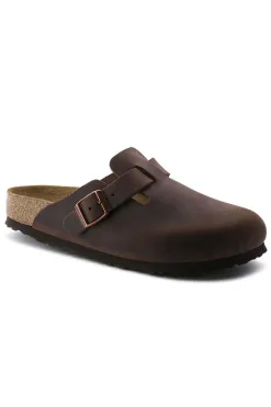 Fashion Birkenstock Boston Soft Footbed Oiled Leather - Habana - Regular
