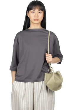 Best Nachukara Bottle Neck T-shirt - Charcoal