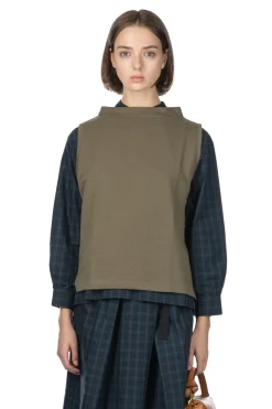 Clearance Nachukara Bottle Neck Vest - Khaki
