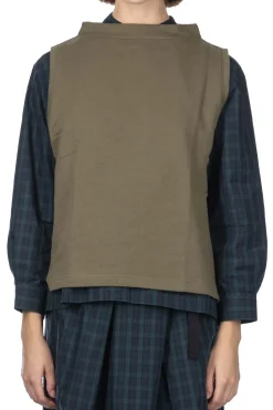 Clearance Nachukara Bottle Neck Vest - Khaki