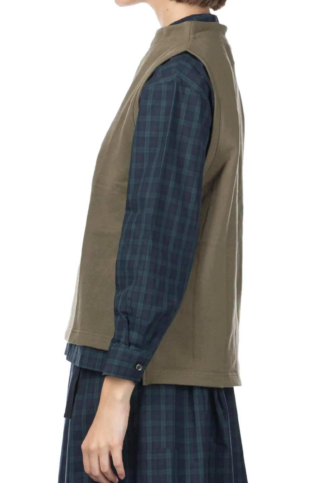 Clearance Nachukara Bottle Neck Vest - Khaki