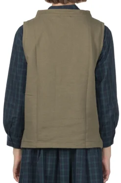 Clearance Nachukara Bottle Neck Vest - Khaki