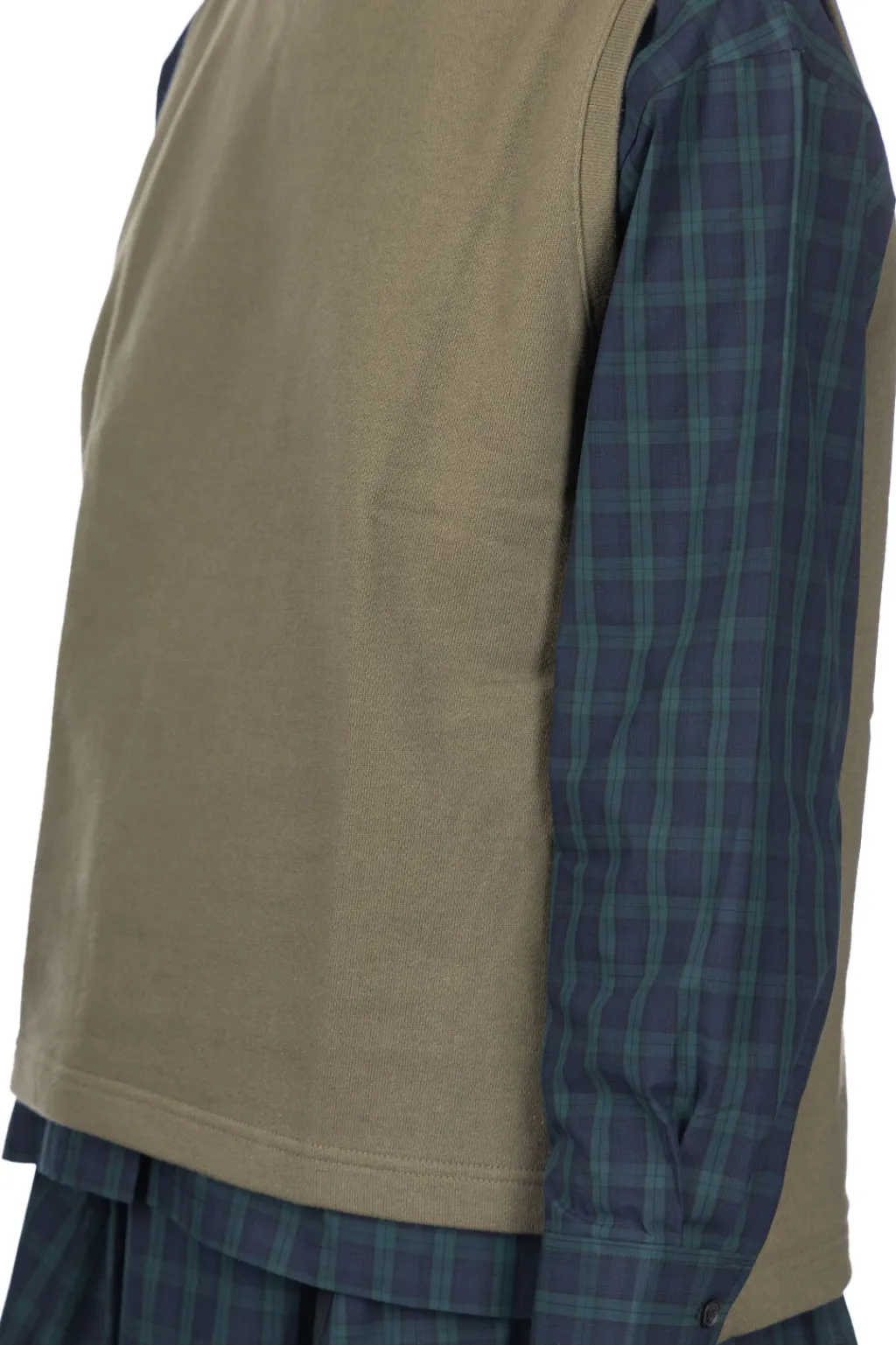 Clearance Nachukara Bottle Neck Vest - Khaki