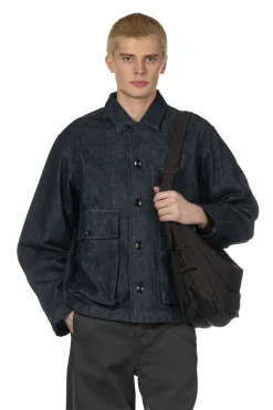 Clearance LEMAIRE Boxy Jacket - Denim Indigo