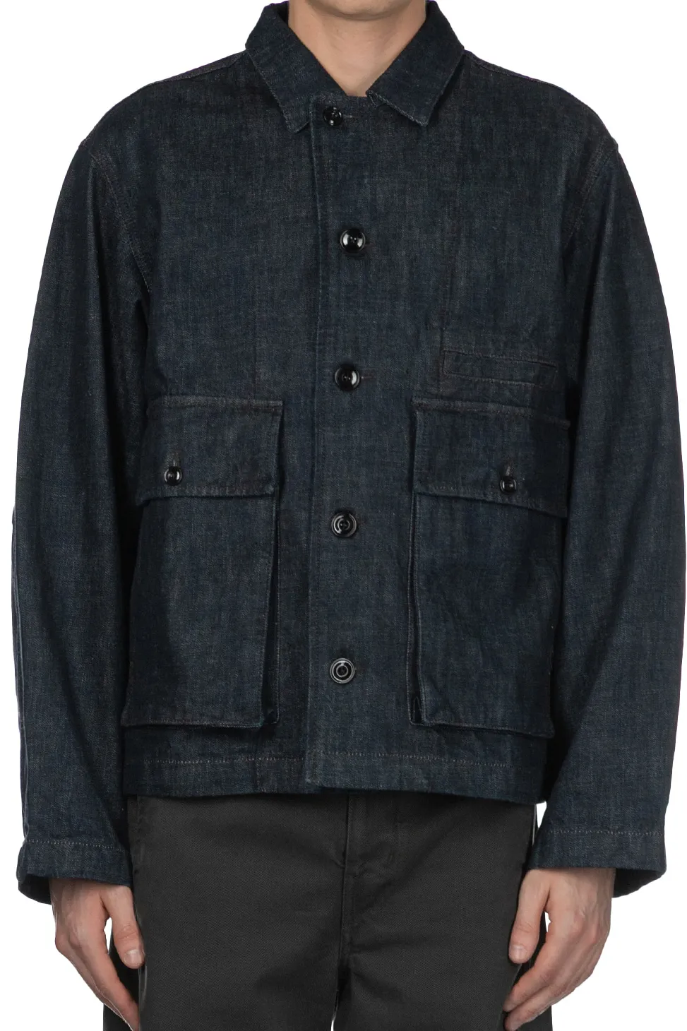 Clearance LEMAIRE Boxy Jacket - Denim Indigo