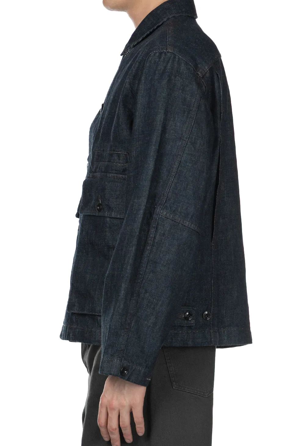 Clearance LEMAIRE Boxy Jacket - Denim Indigo