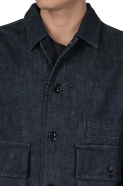 Clearance LEMAIRE Boxy Jacket - Denim Indigo