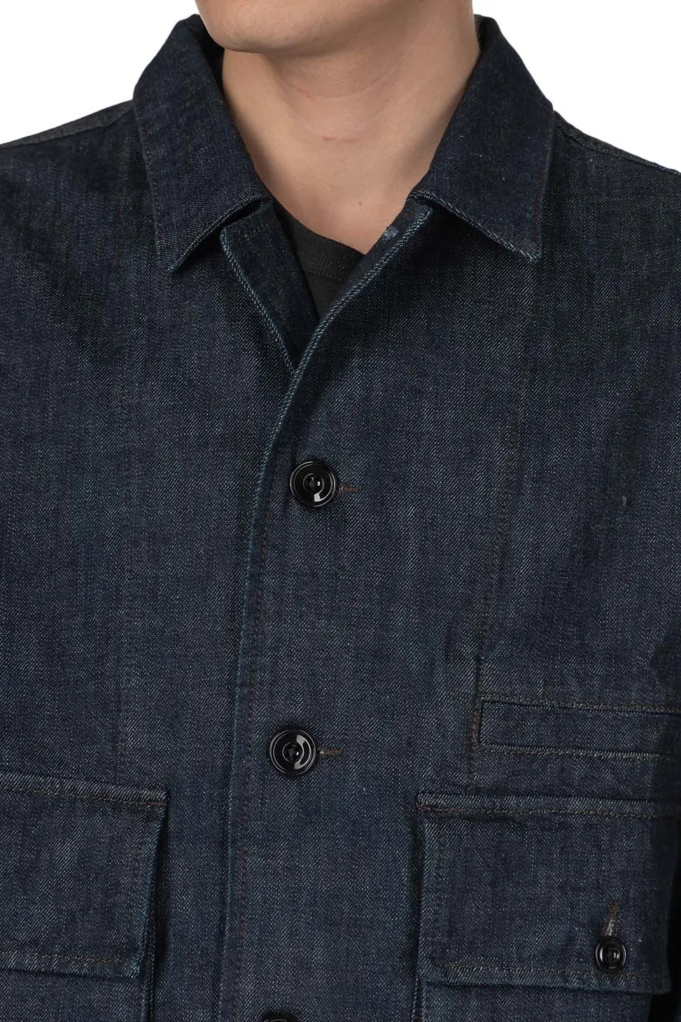 Clearance LEMAIRE Boxy Jacket - Denim Indigo