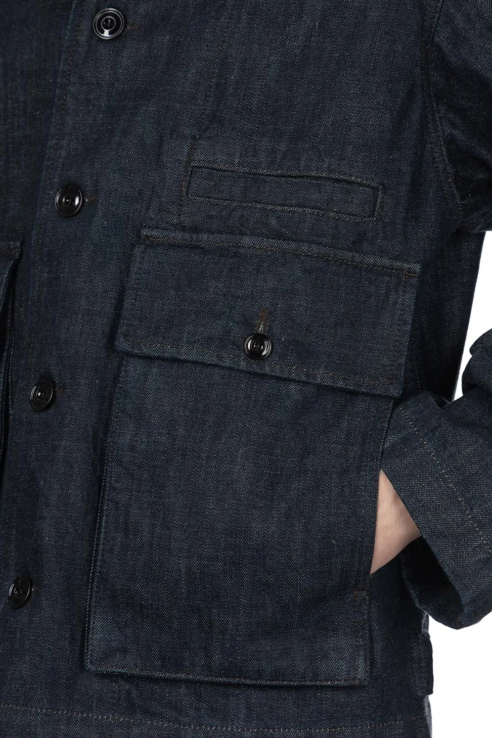 Clearance LEMAIRE Boxy Jacket - Denim Indigo