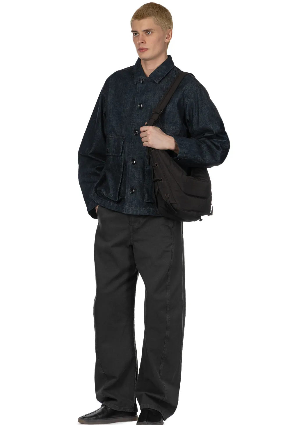 Clearance LEMAIRE Boxy Jacket - Denim Indigo