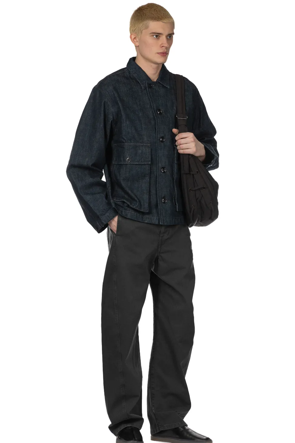 Clearance LEMAIRE Boxy Jacket - Denim Indigo