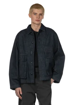 Clearance LEMAIRE Boxy Jacket - Denim Indigo